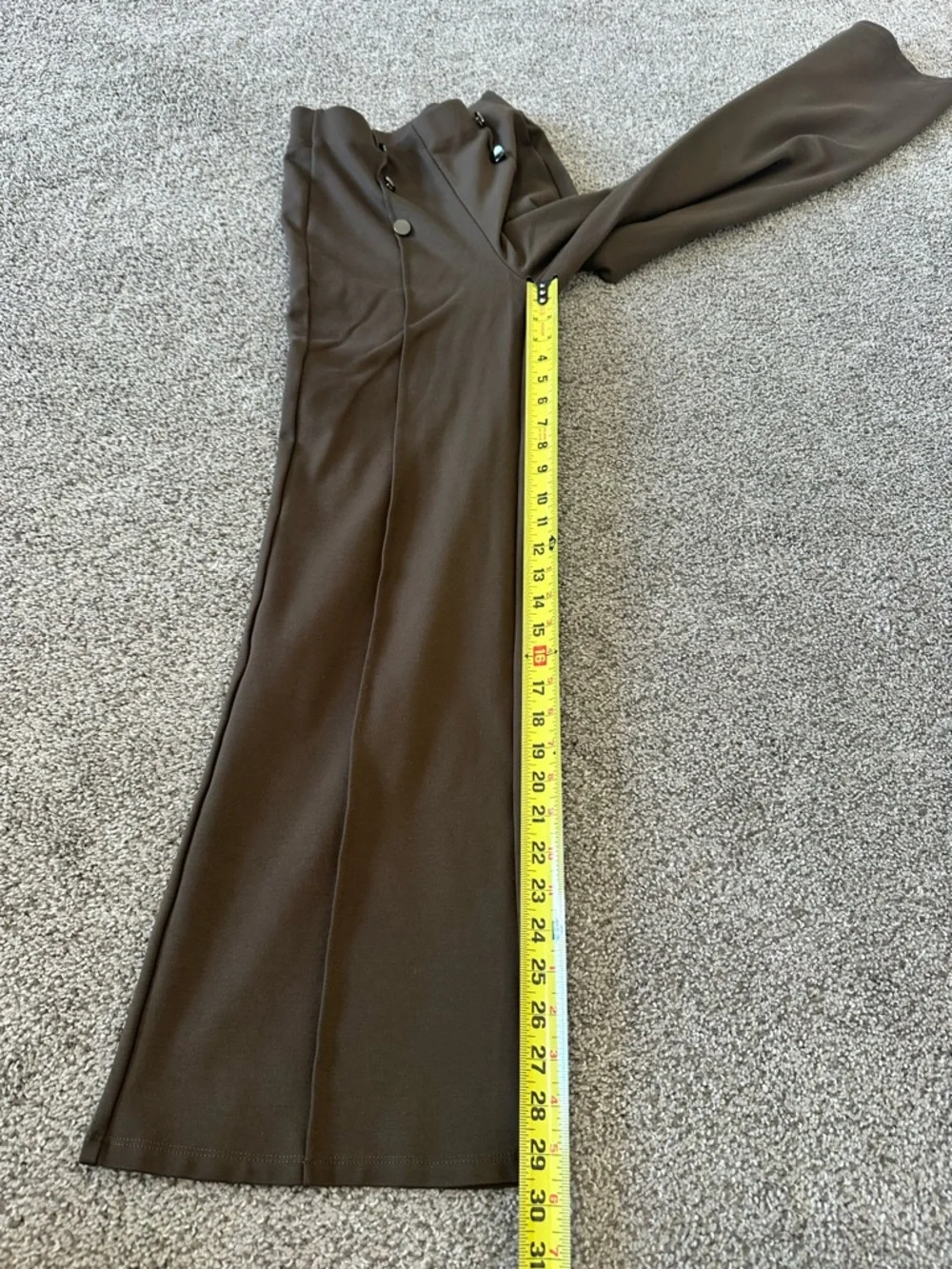 Halara High Waisted Pocket Wide Leg Work Pants Beech Green Size XS - Picture 10 of 11